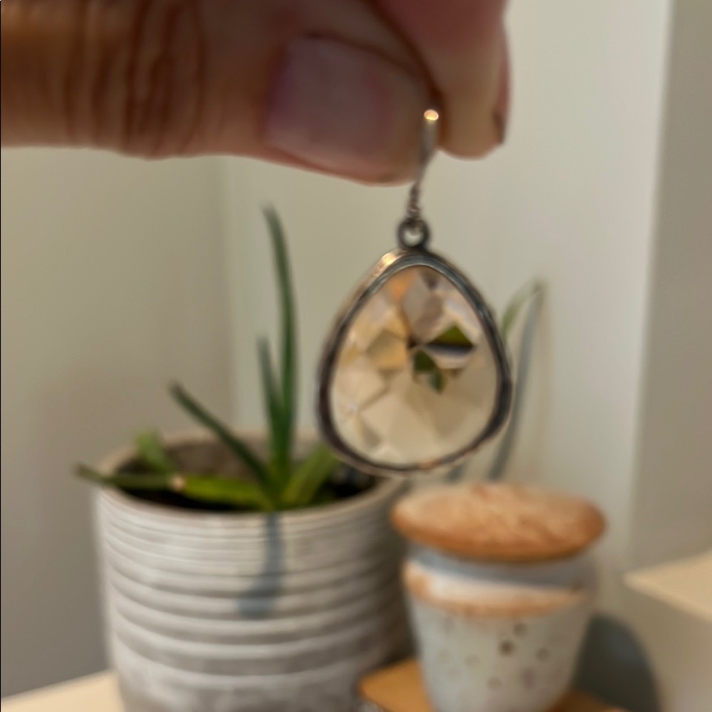 Silpada Silver Teardrop Earrings